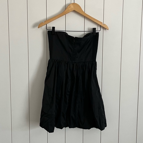 Amanda Uprichard Pompeo Strapless Dress Black - Picture 3 of 5